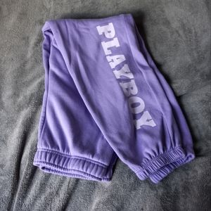 Playboy purple sweatpants